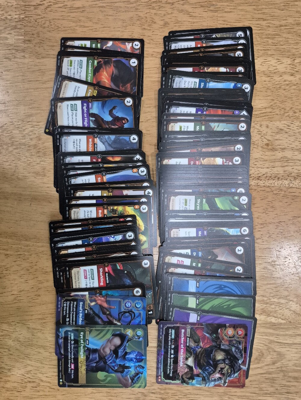 NWOT Riftbound League Of Legends 100 Cards Assorted Bulk Lot